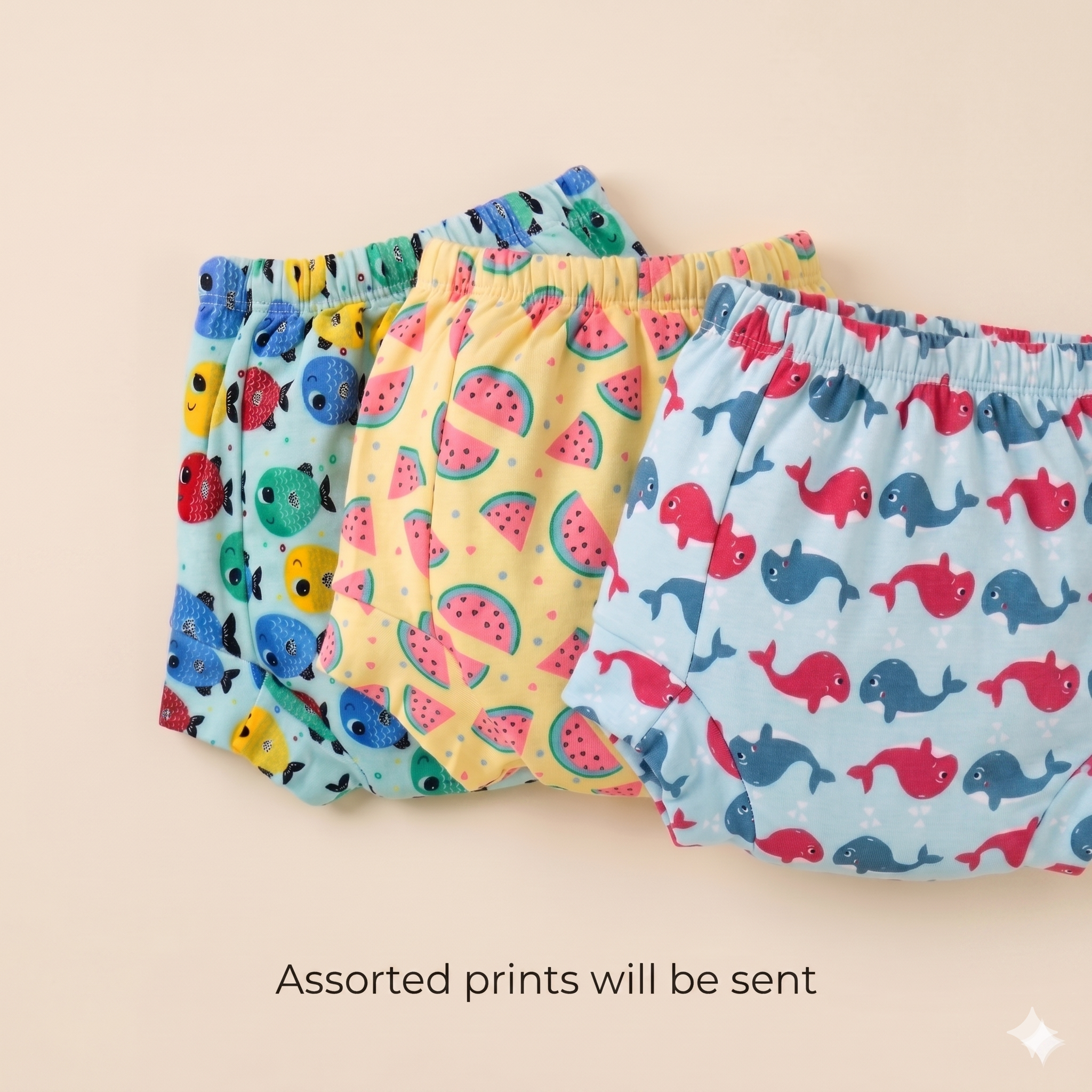 Padded Snugfit Underwear – Pack of 3 Mixed Designs