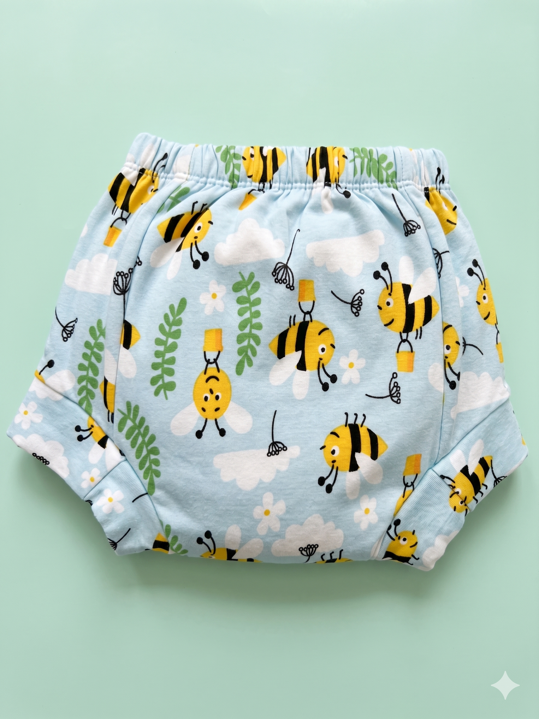 Padded Snugfit Underwear - Blue Bee