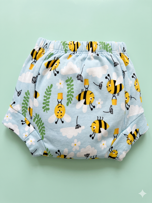 Padded Snugfit Underwear - Blue Bee