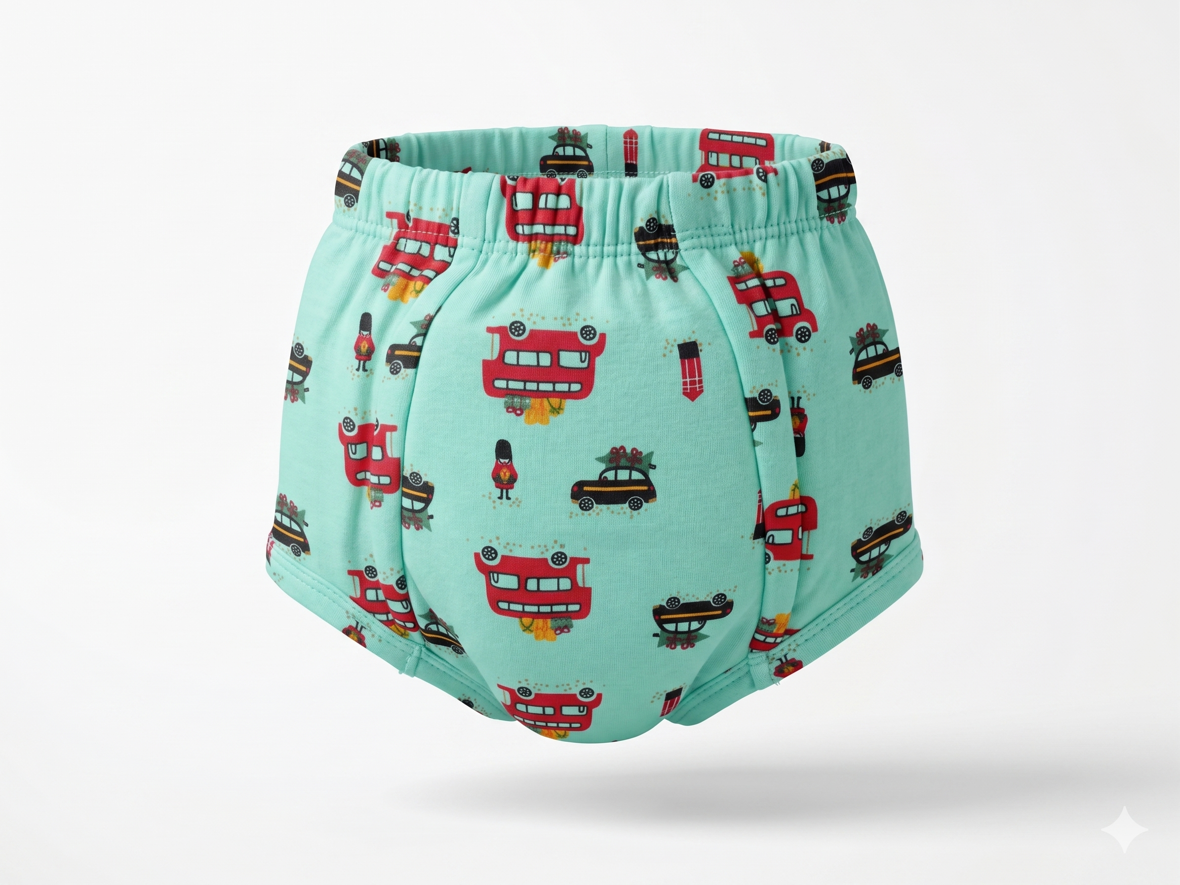 Padded Underwear - Green Bus Car