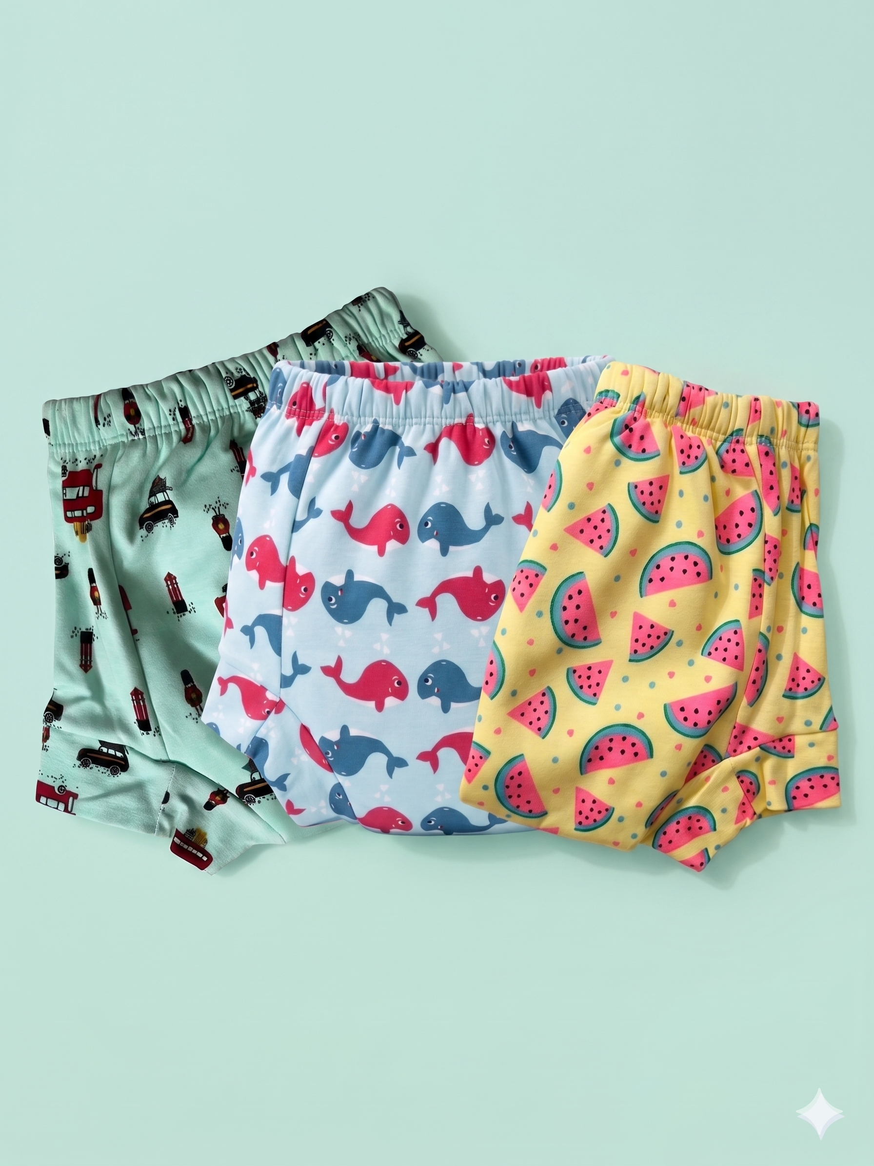 Padded Underwear – Pack of 3 Mixed Designs