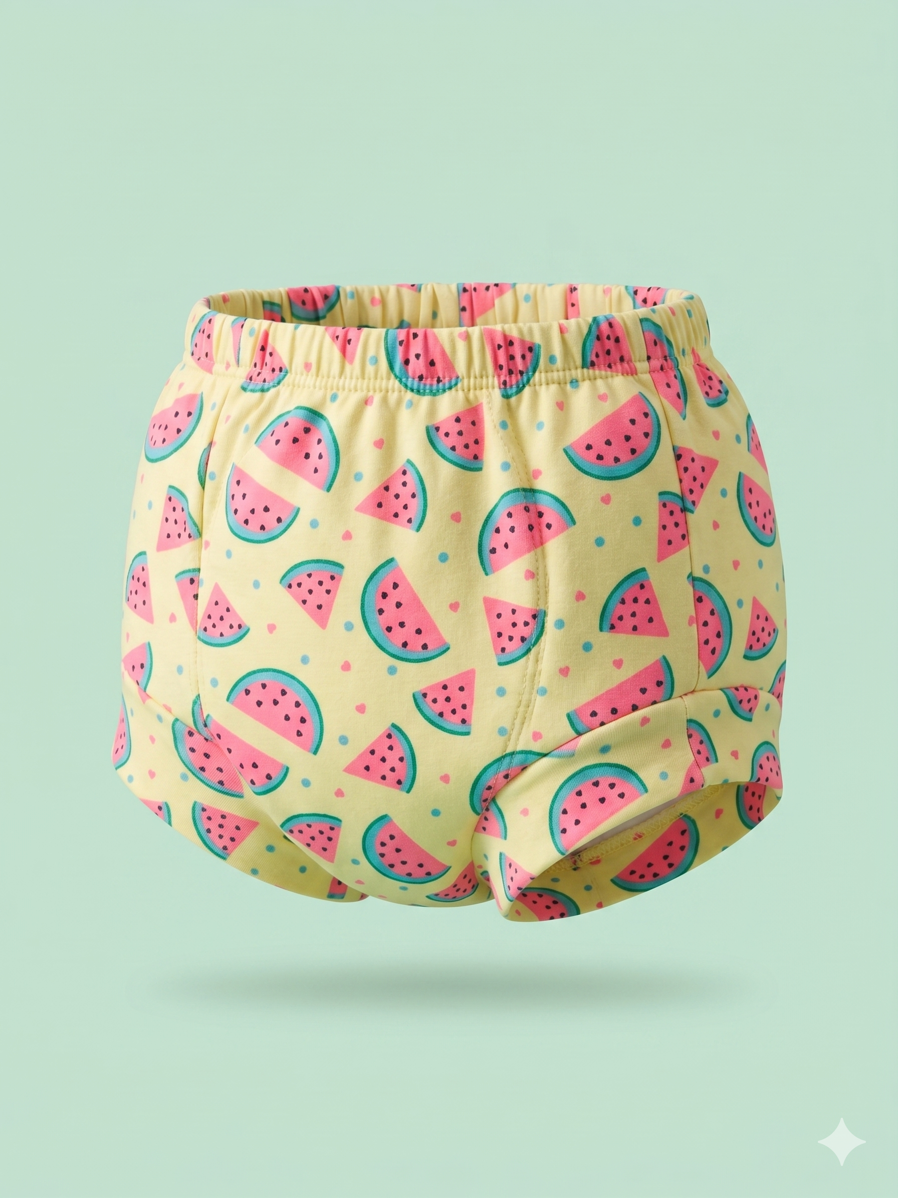 Padded Snugfit Underwear - Yellow Watermelon