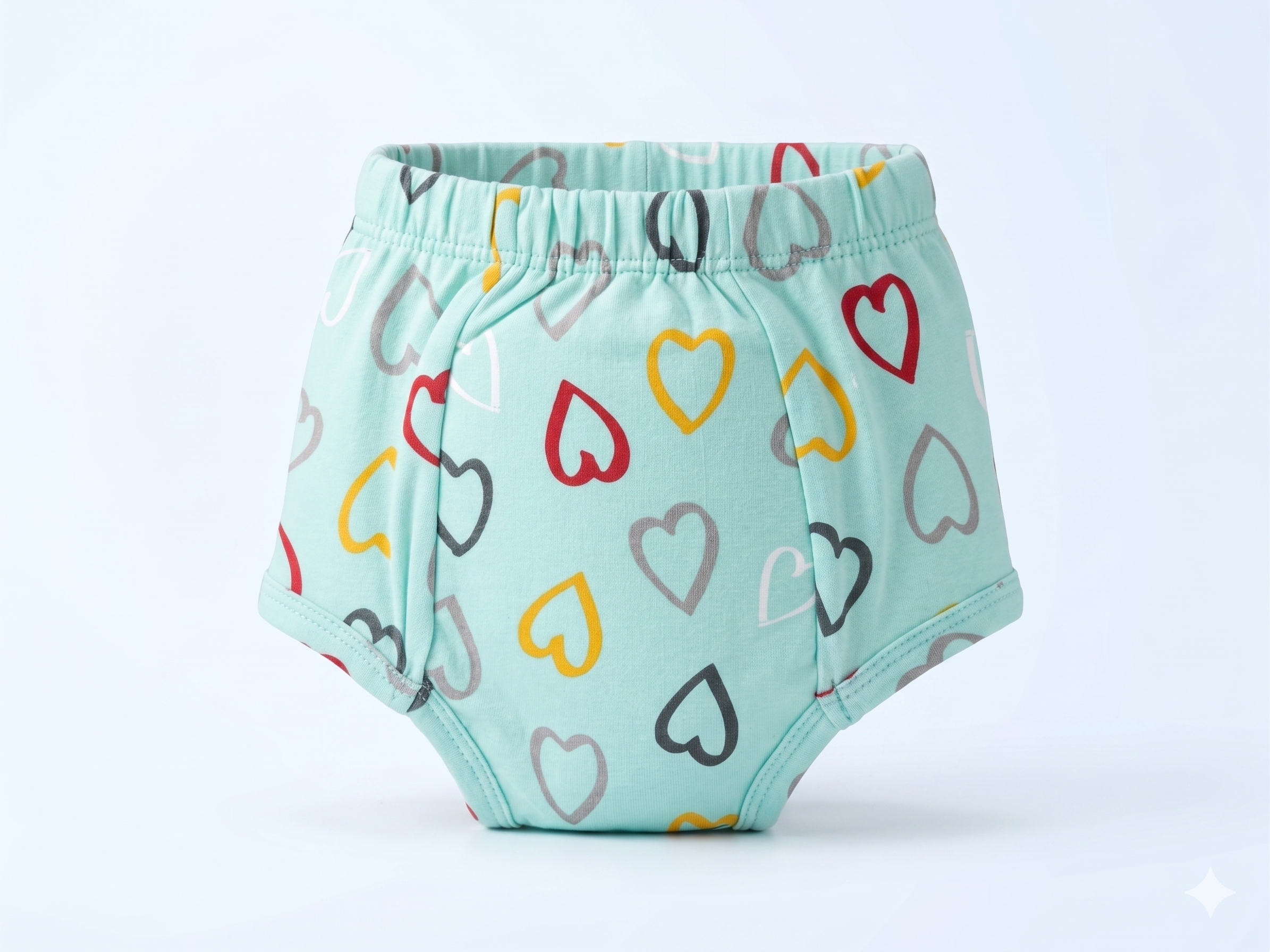 Padded Underwear - Blue Heart