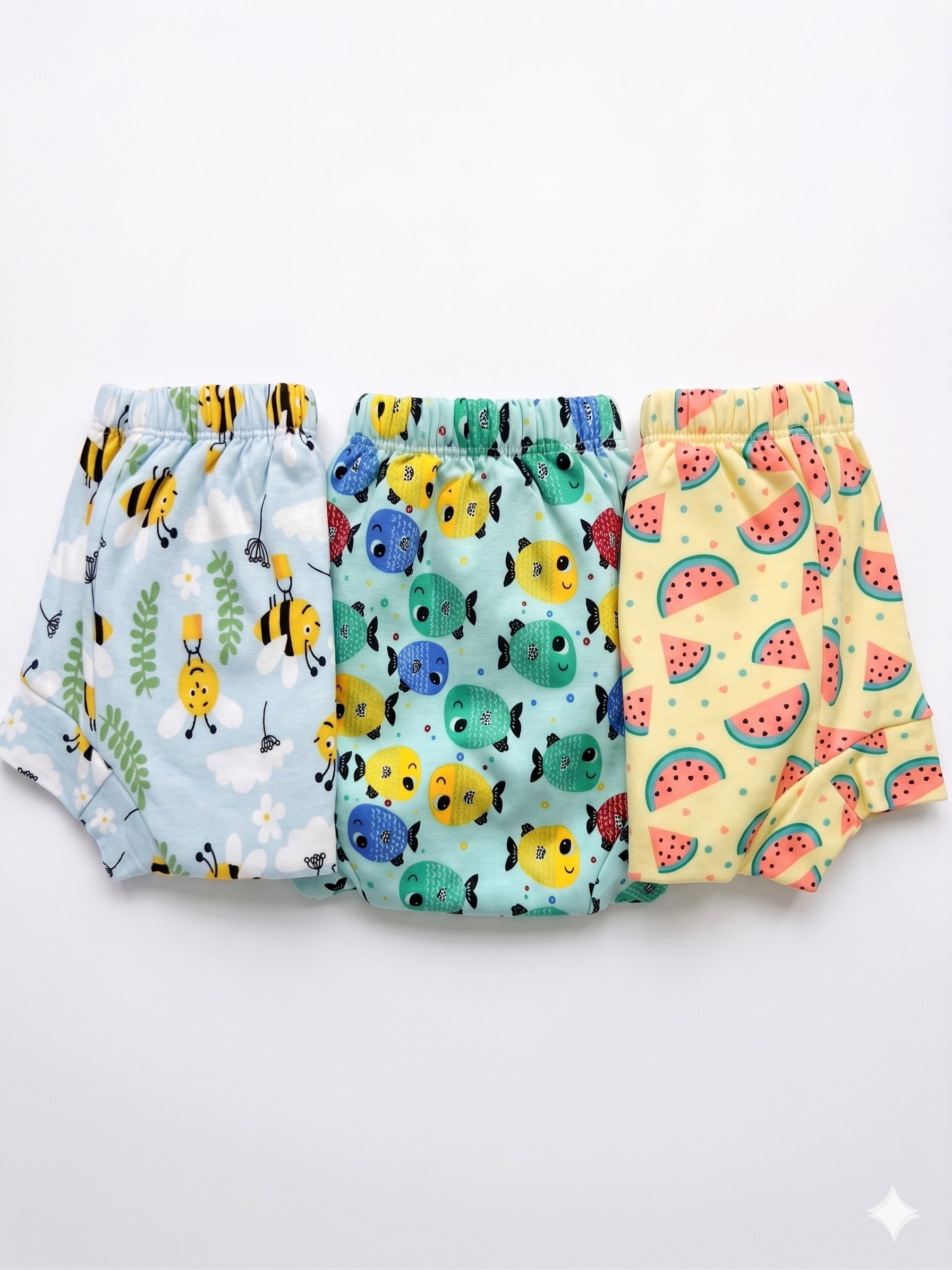 Padded Snugfit Underwear – Pack of 3 Mixed Designs