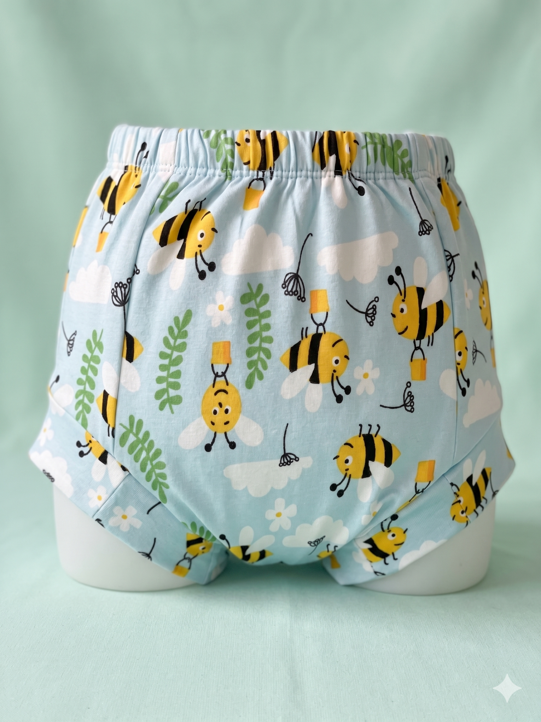 Padded Snugfit Underwear - Blue Bee