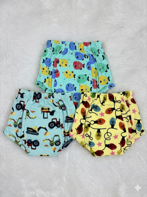 Padded Underwear – Pack of 3 Mixed Designs