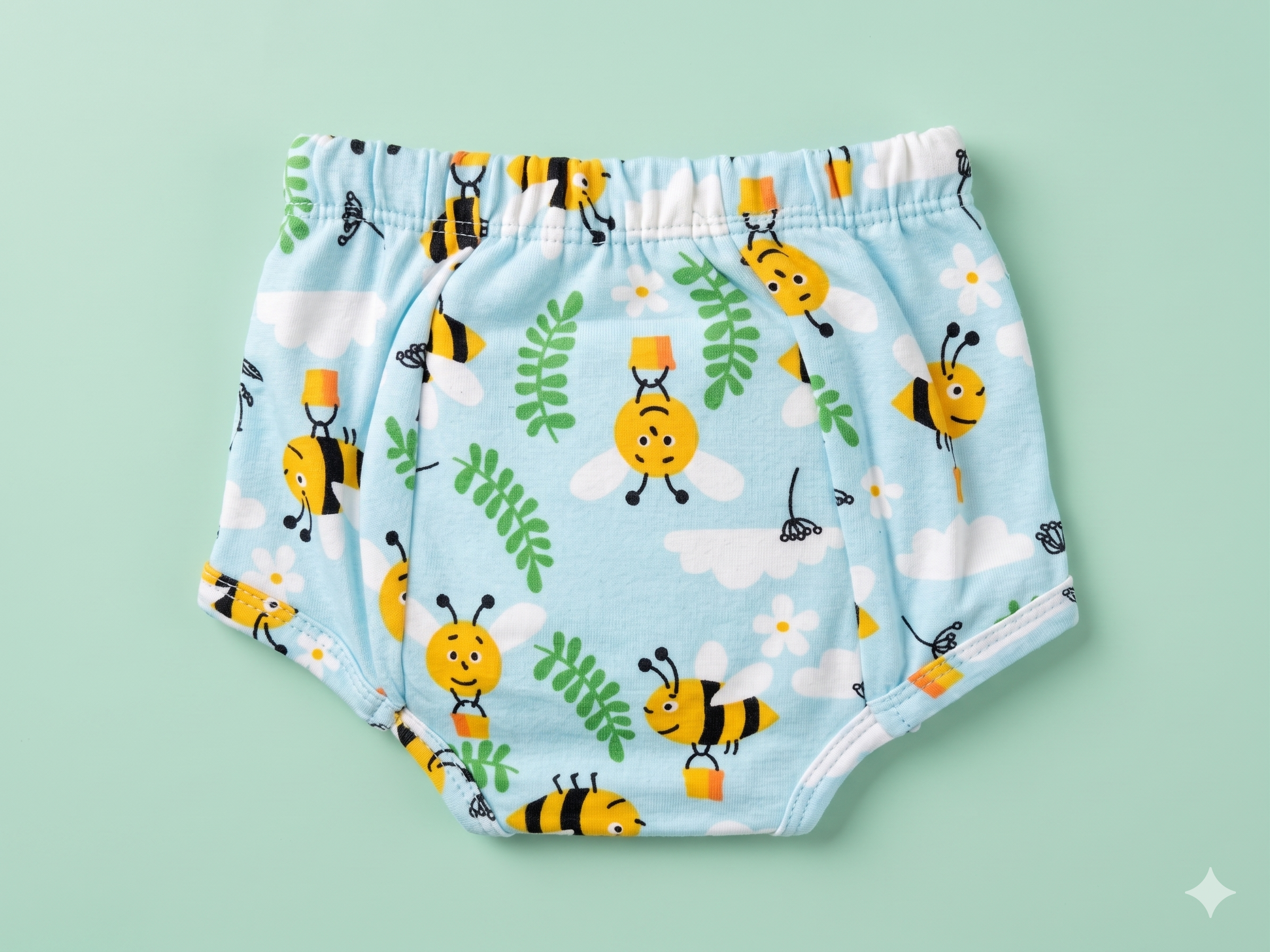 Padded Underwear - Blue Bee