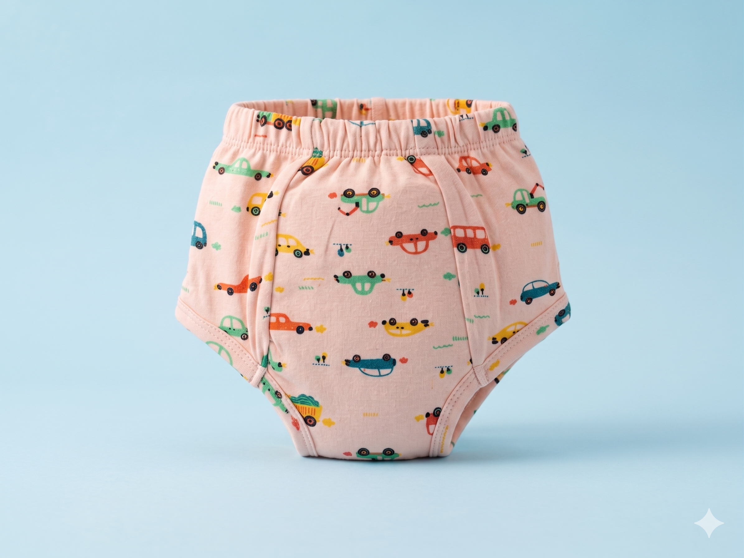 Padded Underwear - Pink Cars