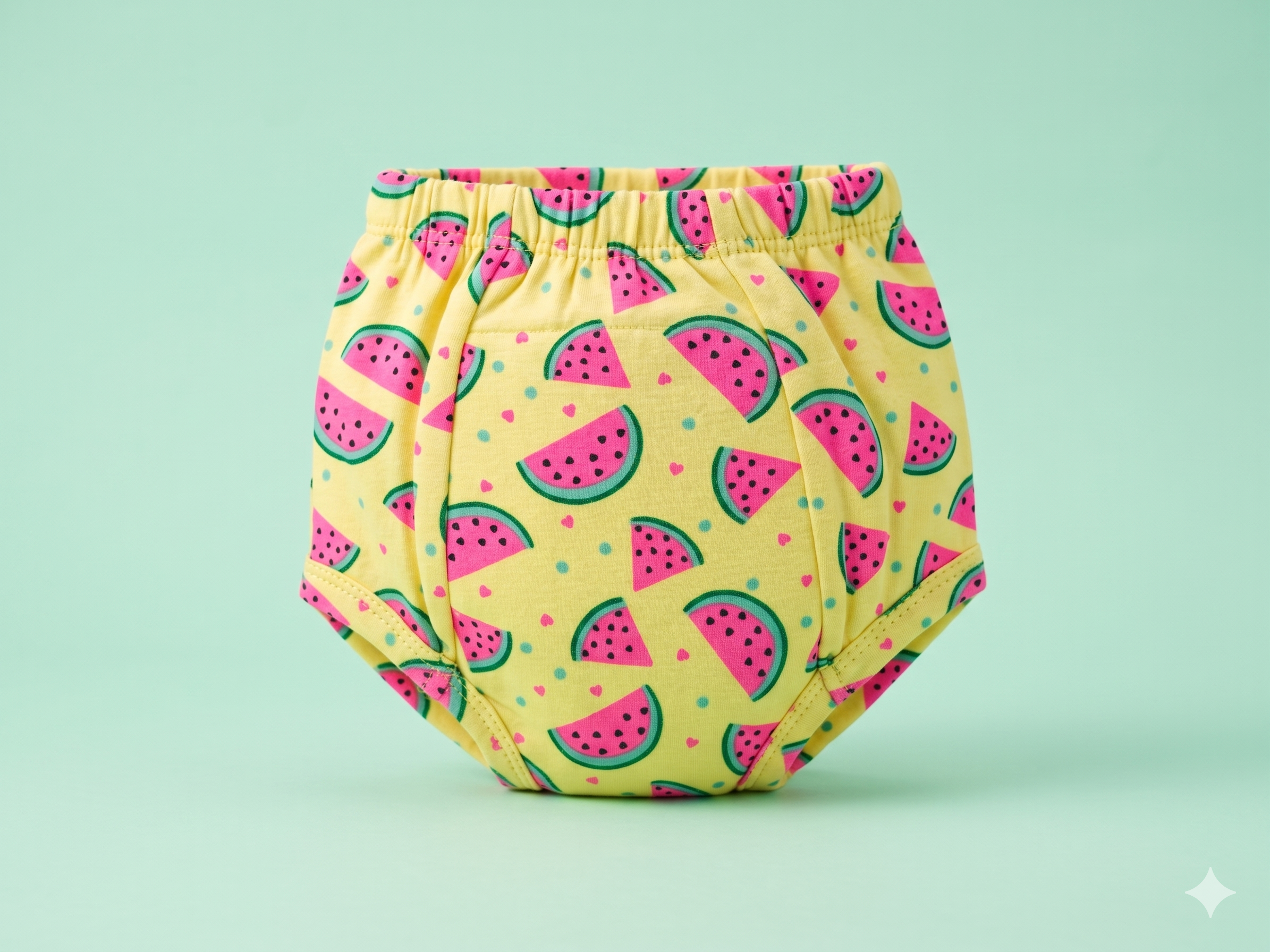 Padded Underwear - Yellow Watermelon