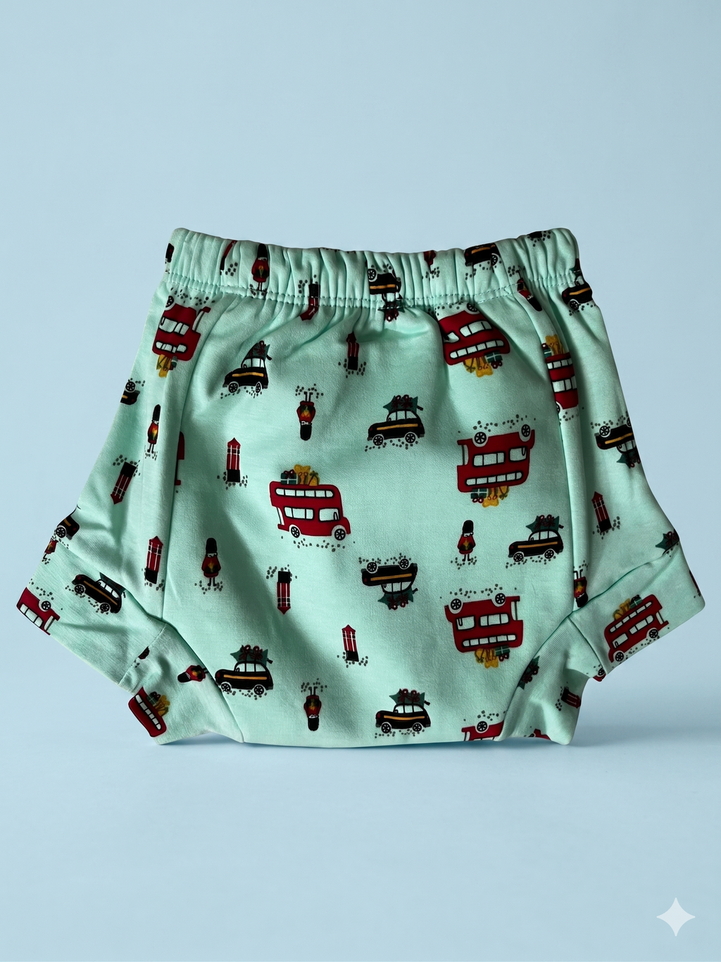 Padded Snugfit Underwear - Green Bus Car