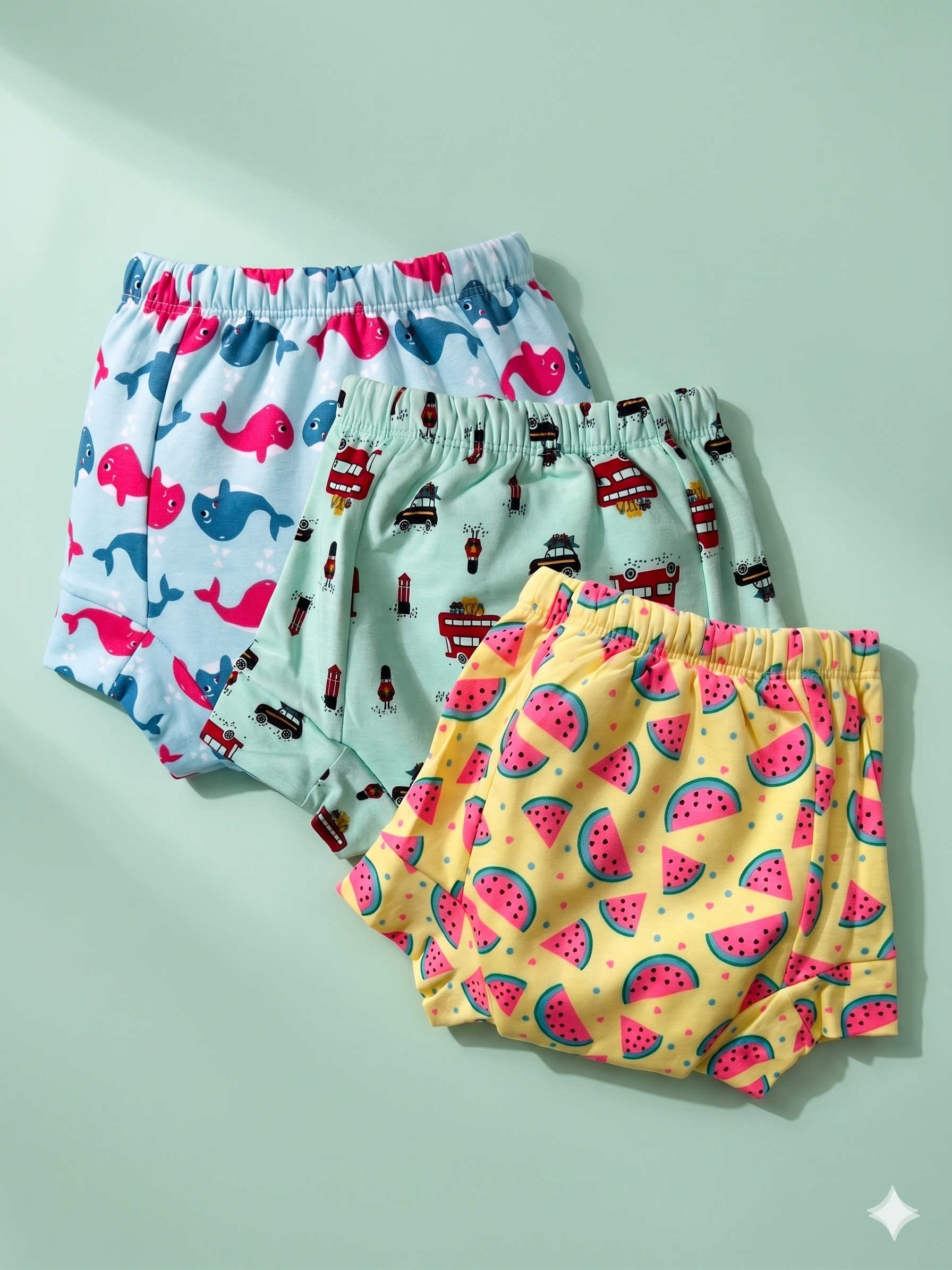 Padded Underwear – Pack of 3 Mixed Designs